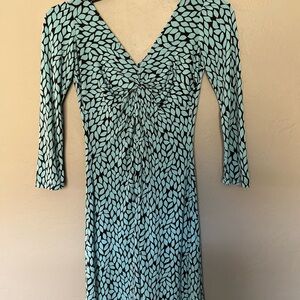 Beautiful Blue Patterned Dress